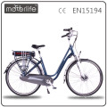 MOTORLIFE/OEM 2017 international style 36v 250w 28 inch city electric vehicle with power bafang motor